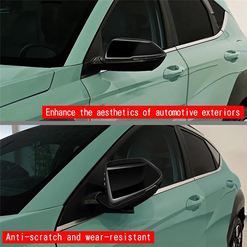 Car Rear View Mirror Cover Caps Shell Trim Frame For Hyundai KONA 2024+ Car Trim Accessories