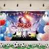 QZB2655 Чемпионат мира по футболу 2026 США-Канада-Мексика Флаг Декор Баннер