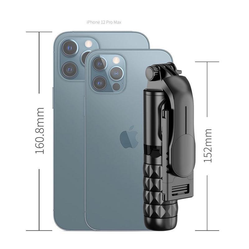 Беспроводная Bluetooth-палка для селфи и штатив – алюминиевый сплав, многофункциональная, для мобильной фотографии и прямых трансляций