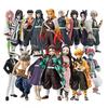 Аниме Demon Slayer Kimetsu no Yaiba фигурка Камадо Танджиро фигурка Agatsuma Zenitsu Nezuko Warrior ПВХ модель игрушки