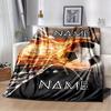 Football Fans Customize Your Name Blanket Warm Comfortable And Soft Blankets Are Suitable For Home Chairs Office Sofas Sofas Office Camping And Gifts