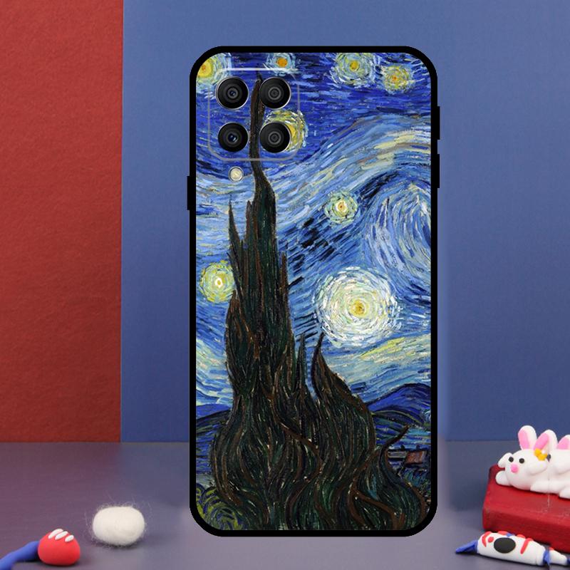 Ван Гог Звездная ночь Для Samsung Galaxy M12 M13 M33 M23 M53 M15 M55 M31 M51 M14 M34 M54 M20 M32 M52 Чехол для телефона