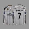 Vintage Long Sleeve Football Jersey Retro Soccer Shirt Men Women Sportswear