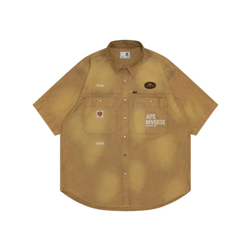 Aape embroidered-logo shirt AAPSRM8523XAO