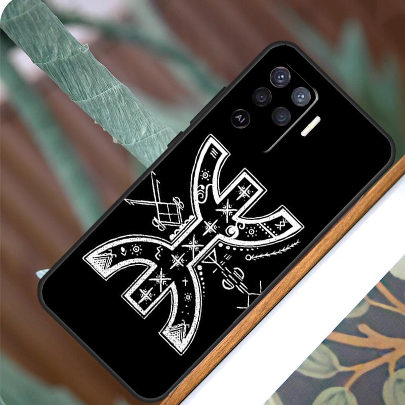 Берберский флаг амазиг для OPPO A17 A16 A15 A79 A58 A78 A98 A74 A94 A77 A5 A9 A96 A76 A52 A72 A53S A54S A57S чехол