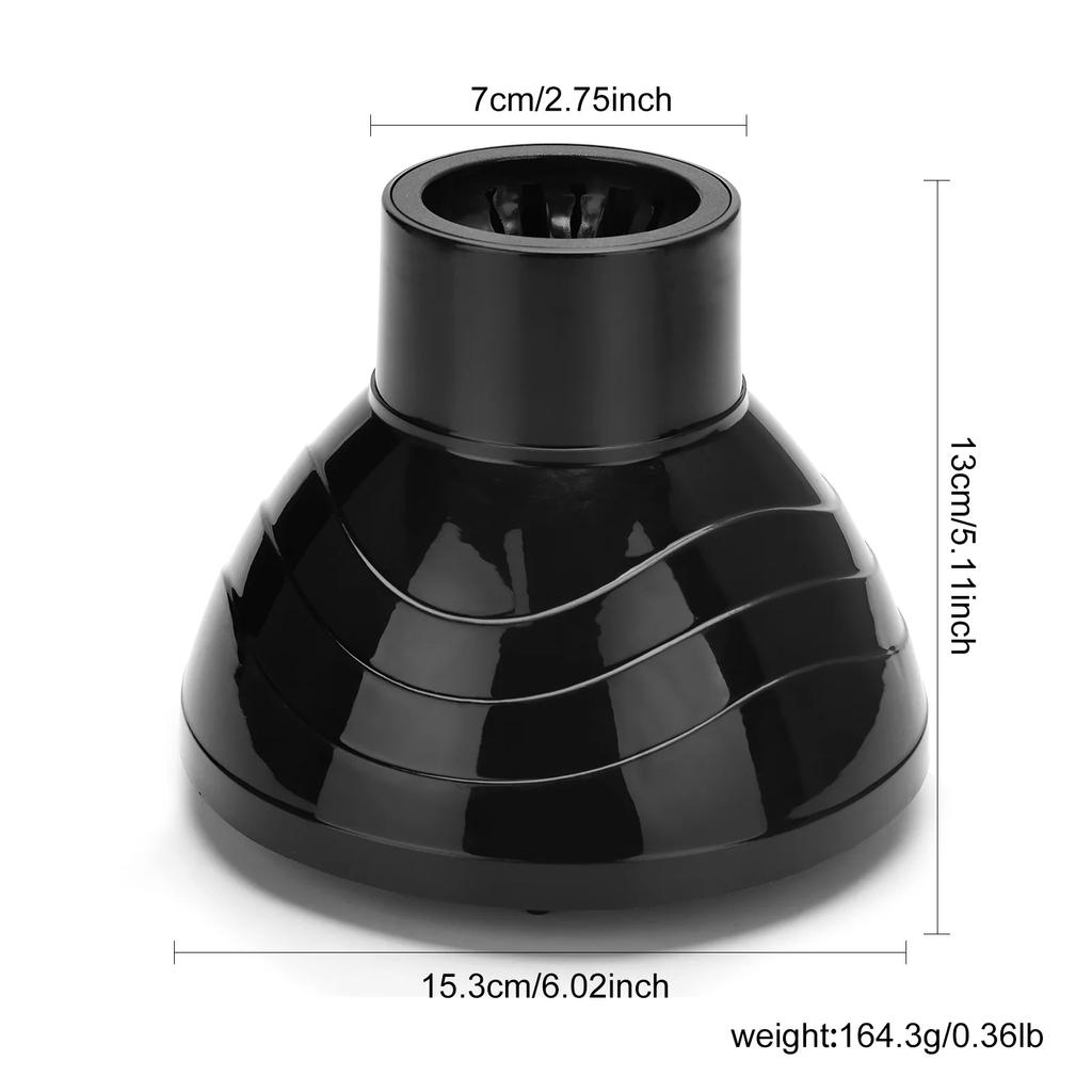 Парикмахерская Фен Диффузор Крышка Термостойкая Парикмахерская Вьющаяся Укладка Уход За Волосами Салон Универсальная версия Инструменты
