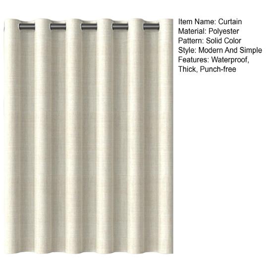 Душевая занавеска штанга проходной толстый материал водонепроницаемый без проколов простая установка уход отель