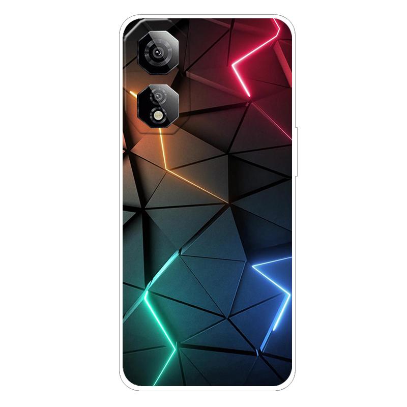 Для ZTE Nubia Neo 2 5G Чехол Фэнтези Градиент Прозрачный Корпус Телефона Для Nubia Neo2 5G Z2352N Мягкая Противоударная Задняя Крышка Funda