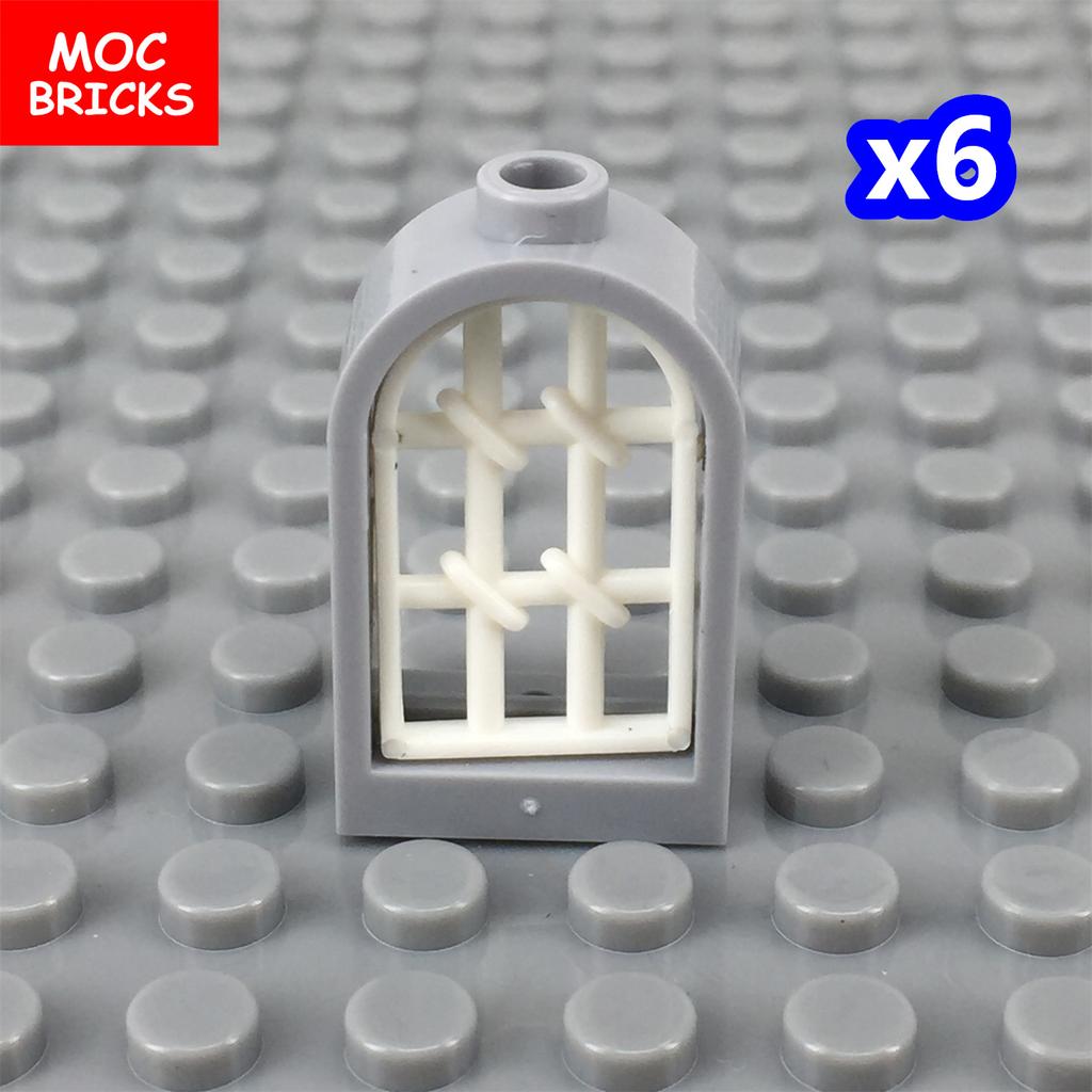 MOC Кубики Городской Дом Окно 1x2x3 1x2x2 30044 60607 Образовательные Собранные Строительные Блоки Модель Архитектура Детские Игрушки
