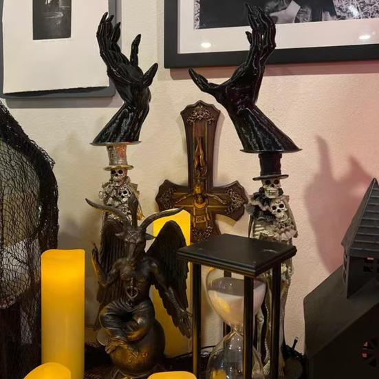 Scary Hand Wall Decor Realistic Halloween Prop Creepy Towel Hanger Spooky Desk Lamp Holder Halloween Party Supplies