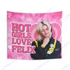 Pop Star Fan Art Tapestry Youth Idol Aesthetic Decor Cute Idol Wall Hanging K-pop Star Bedroom Decoration Stylish Idol Room Deco