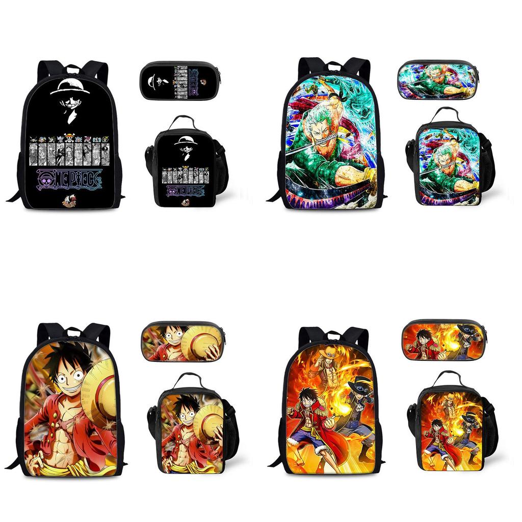 One Piece Backpack Ice Pack Set For Students With Nylon Material And Daily Use