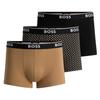 BOSS Мужское нижнее белье Логотип Боксеры (Пакет из 3)