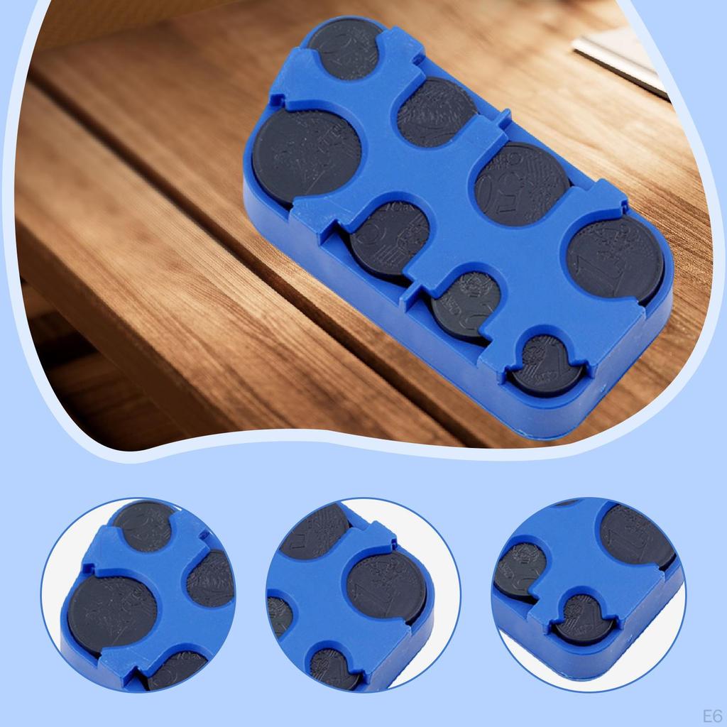 Держатель для капсул Подарки для хоббистов Многосекционный интерьер Коллекционные принадлежности Портативный органайзер