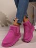 Fashion Winter Women Snow Boots Plush Warm Non Slip Waterproof Ladies Flats Sneakers Casual Slip On Female Ankle Boots Botas Mujer