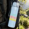 1PC Saltwater Sunshin Seashell Summer Print 750ml Color Plastic Sports Water Bottle Leakproof Flip Straw Lid Suitable for Sports Office Home Use