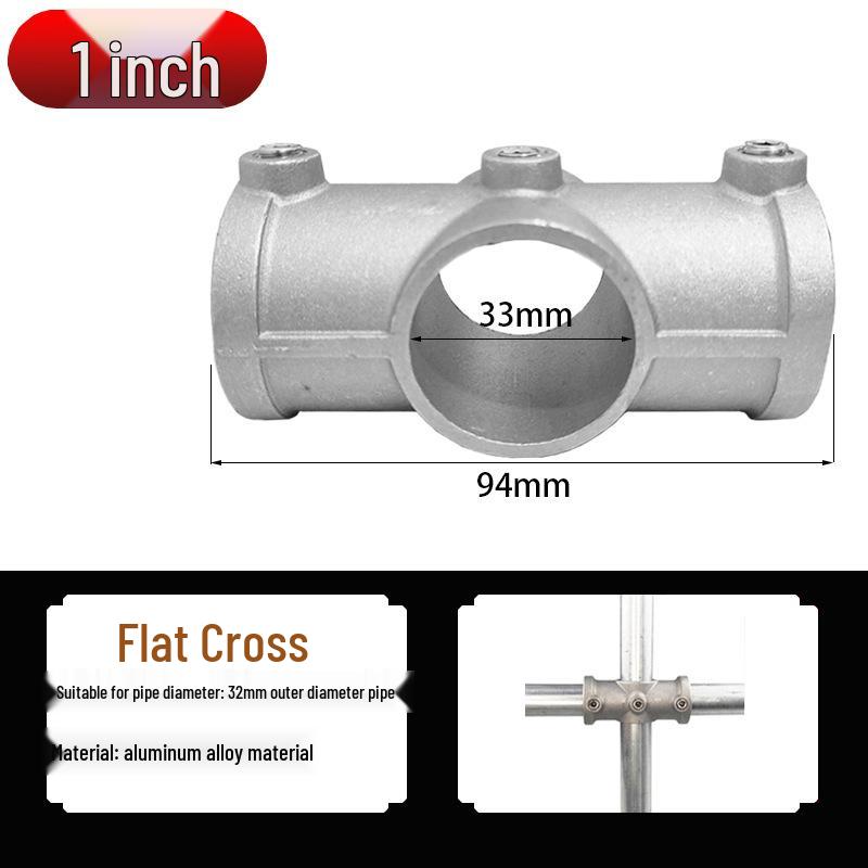 20/25/32mm Steel Pipe Connector: Galvanized 6-Point Round Elbow Joint Fastener