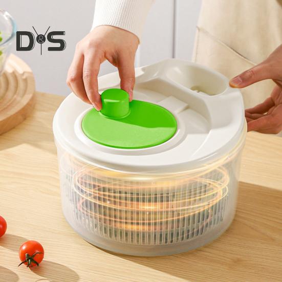 Центрифуга для сушки овощей и фруктов, сушилка для овощей большой емкости, ручная центрифуга для сушки овощей и фруктов, корзина для мытья зелени и ягод