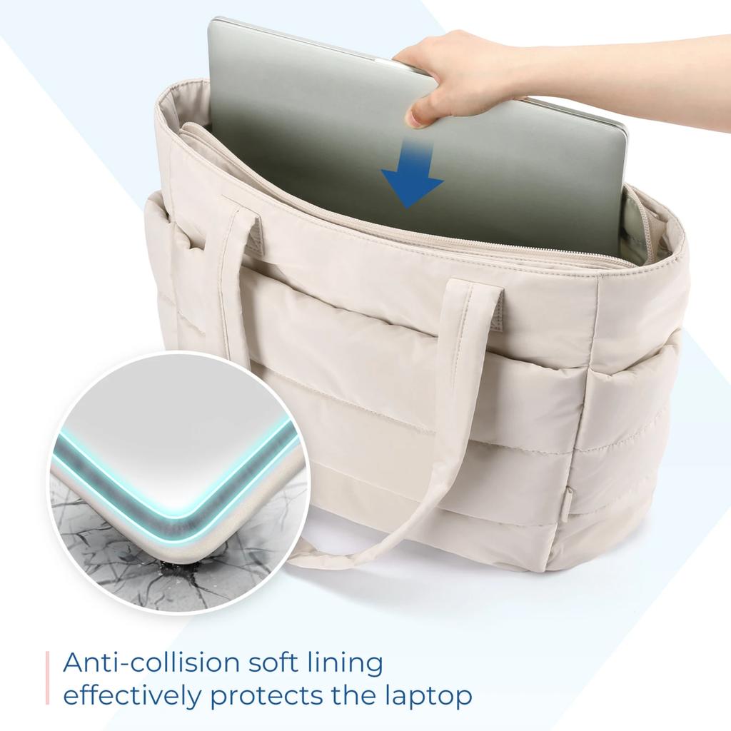 Women's Bag Large Capacity Solid Color Tote Bag Versatile Handbag for Commuter Work Student Class Shopping Bag