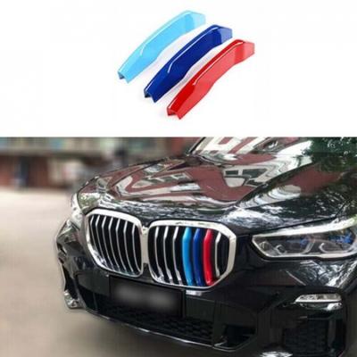 Подходит для BMW X5 - Три накладки M-цвета, 3 шт., Декор передней центральной решетки