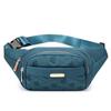 Waterproof Women Fanny Pack Large Capacity Outdoor Waist Bag Zipper Embroidery Bumbag  Jogging