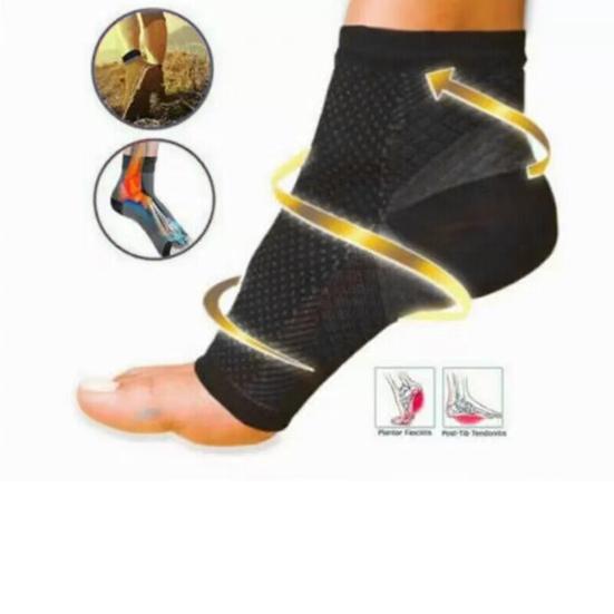 1 пара компрессионных носков, дышащие, очень мягкие, впитывающие пот, носки без пальцев для фитнеса, езды на велосипеде и бега