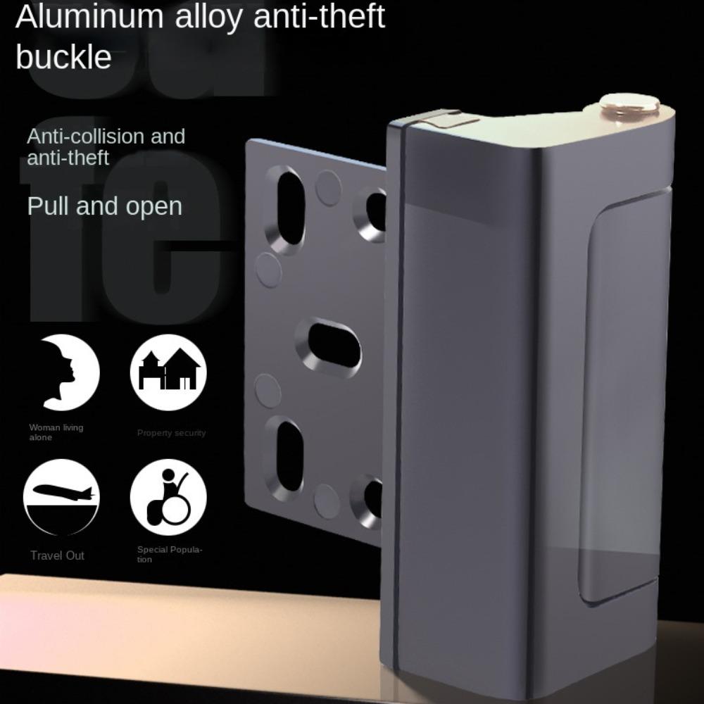 Anti-lock Anti-theft Buckle Thick Safety Door Lock New Guard Clasp Door