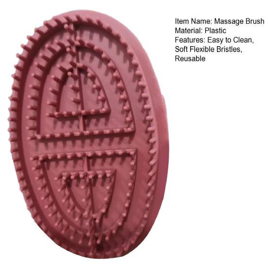 Soft Bristles High Elasticity Non-deformed Comfortable Grip Plastic Stimulate Acupuncture Points Massage