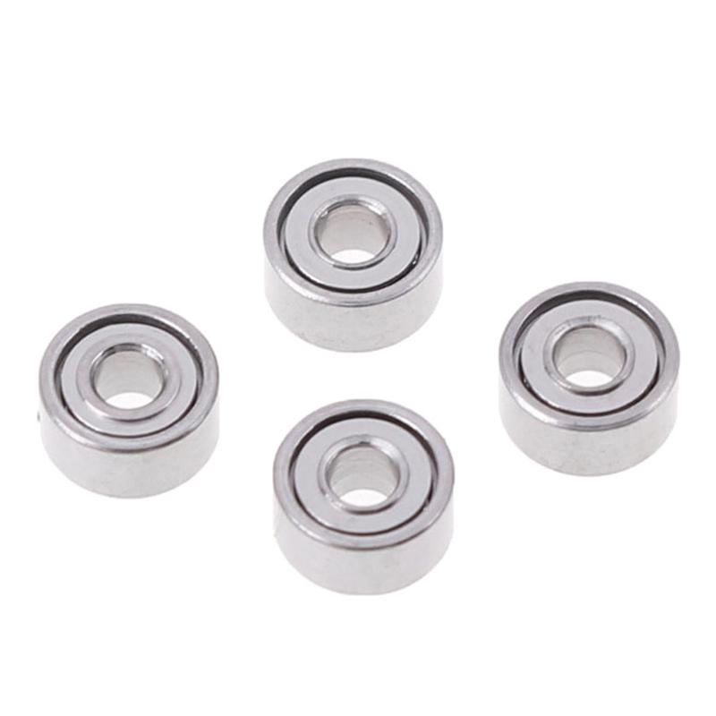10Pcs 681Xzz 1.5X4X2Mm Open Miniature Bearings Ball Mini Hand Bearing Spinner