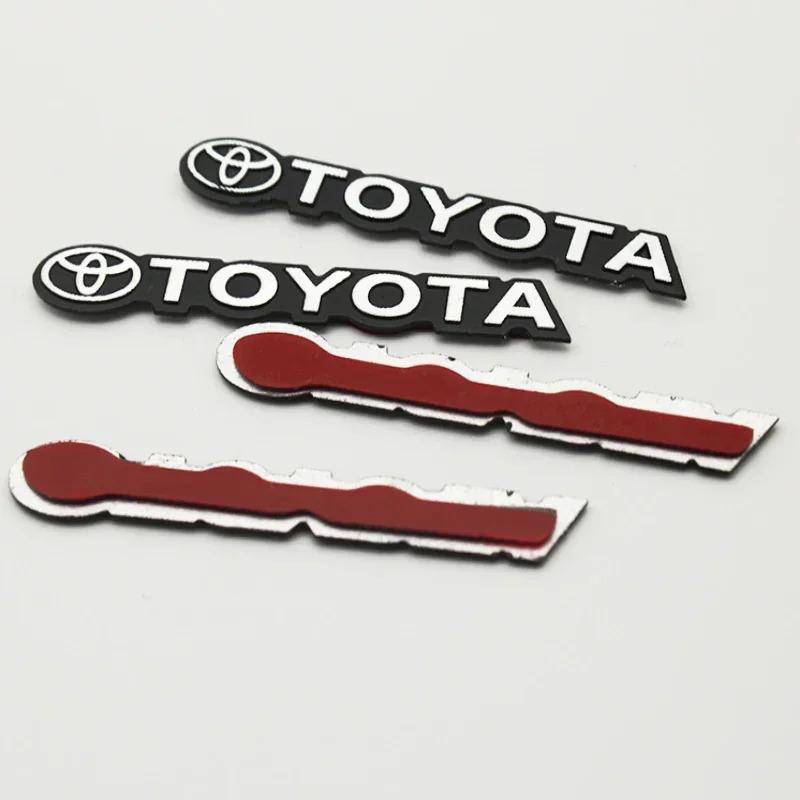 Car zz91 Styling 3D Aluminum Speaker Audio Stickers Badge Emblem Decal For Toyota Chr Camry Corolla Prius Rav4 Yaris Avensis Auris