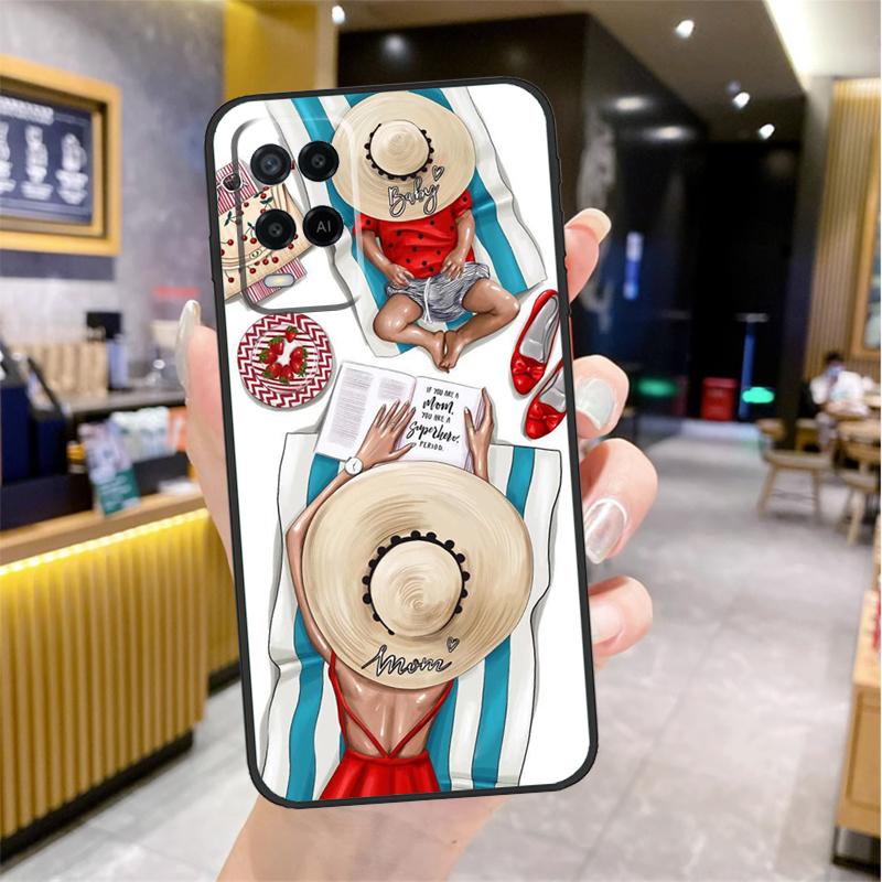 СУПЕР МАМА МАМА МАМА МИЛЫЙ МАЛЫШ Чехол Для Oppo A98 A18 A38 A58 A78 A60 A80 A40 A96 A76 A16 A94 A74 A54 A15 A17 A57 A77 A5 Pro