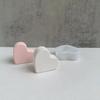 Держатель для визитных карточек Love, держатель для заметок, силиконовая форма, гипсовая декоративная форма в виде сердца, удобная форма для украшения в виде зажима Love, смоляная форма