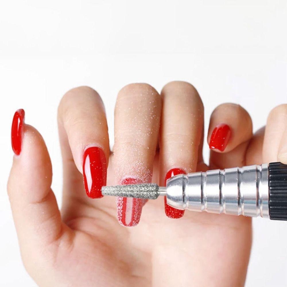 6Pcs Wear-resistant Nail Art Drill Bit Kits High-hardness Manicure Grinding Head Manicure Machine