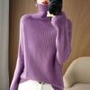Женский свитер Водолазка Трендовый свитер Мода Осень Зима Пуловер Женский трикотаж