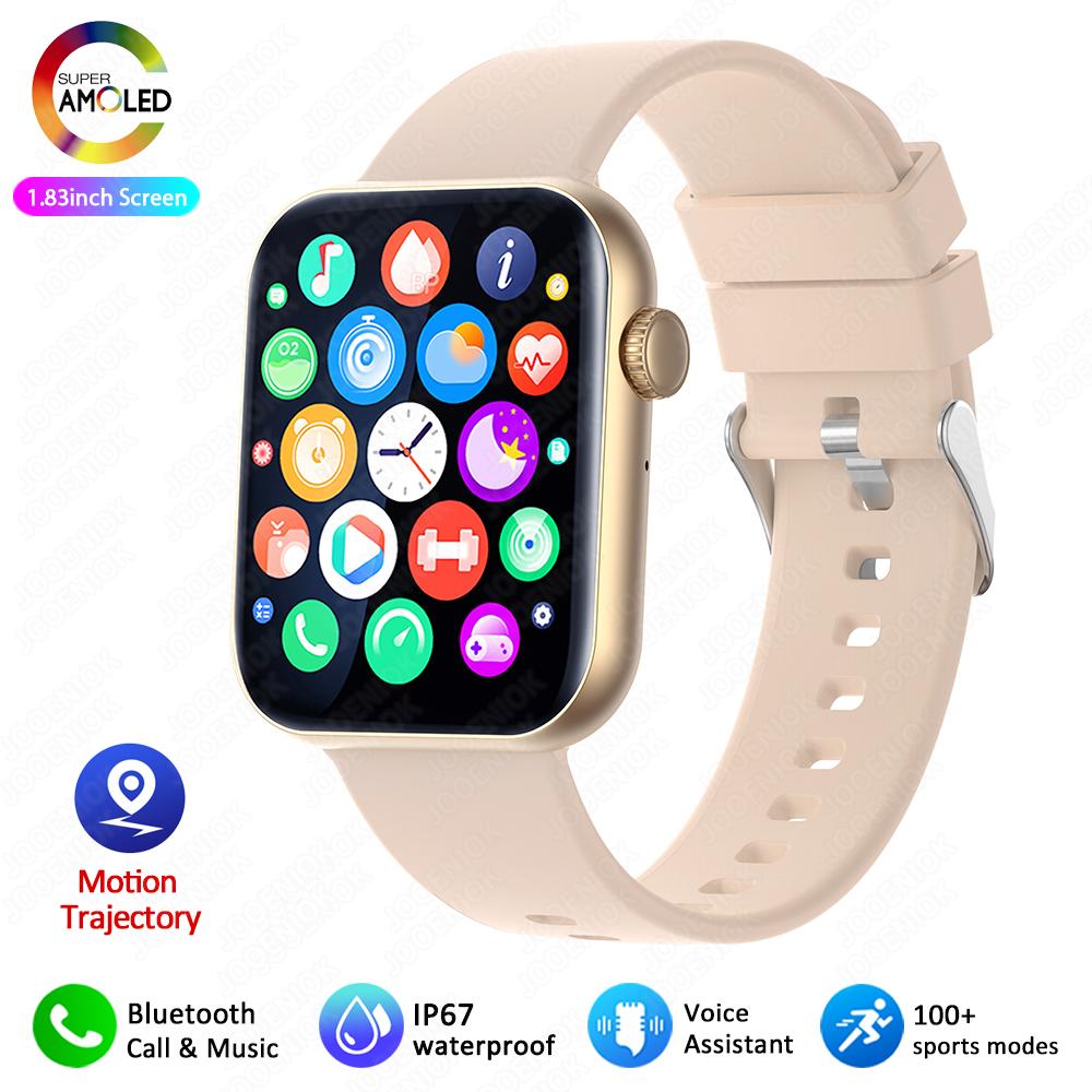 Новые умные часы для унисекс, полноэкранные, Bluetooth-вызовы, водонепроницаемость IP67, спортивный фитнес-трекер, смарт-часы для Android iOS