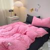 INS Однотонные комплекты постельного белья Одеяло Пододеяльник Набор Простыни Наволочки Постельное белье Комплект Королева/Кинг Кровать Edredones De Cama