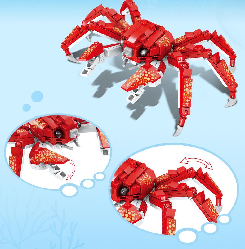 KaiZhi Ocean Building Blocks Educational Toy (Model 80045): Small Parts Assembly Gift for Boys