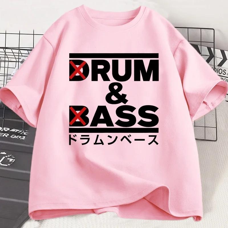 Смешная футболка Drum and Bass для мужчин Любители рома и задниц Шутки Футболка Y2k С коротким рукавом С круглым вырезом Летние футболки Мужская одежда