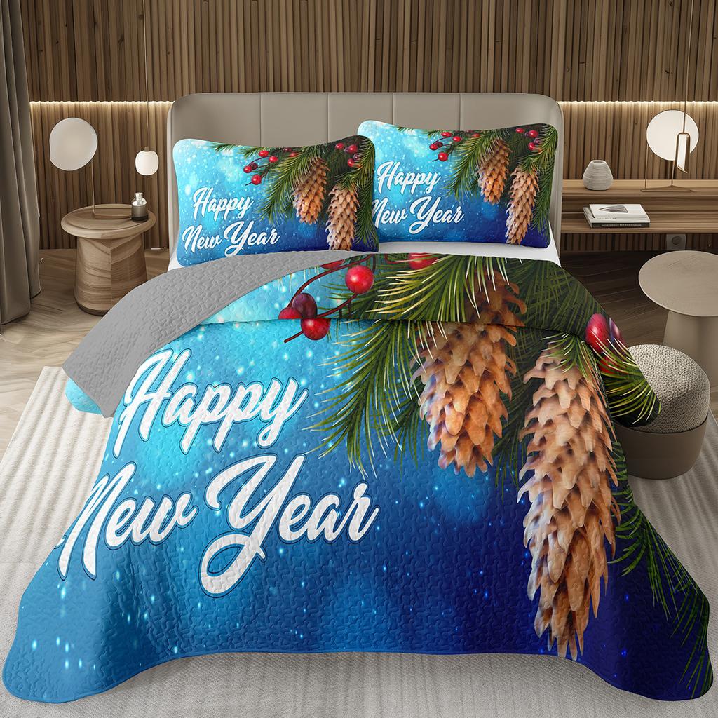 Рождественский комплект покрывала Рождественский комплект покрывала на кровать Размер Twin Full King Рождественский комплект одеяла с елкой Для Рождества Рустикальная вечеринка Праздничный декор