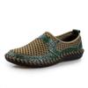 2025 Летняя обувь Мужские мокасины Сетчатые дышащие плоские нескользящие мужские повседневные туфли Брендовая обувь Плюс Размер 46 Черный Зеленый Синий