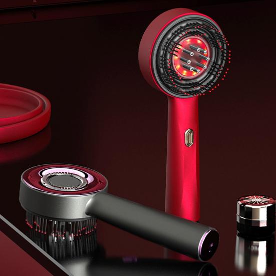 Электрический массажер для кожи головы, аппликатор масла для волос IPX7, водонепроницаемый прибор против выпадения волос, перезаряжаемый дозатор масла для роста и ухода за волосами