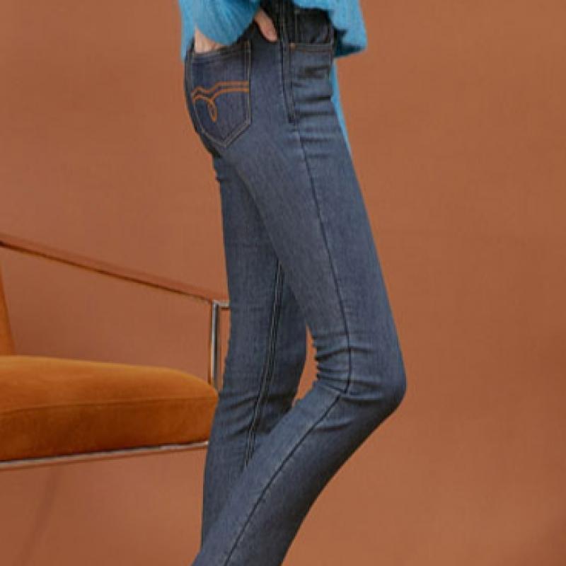 Bang Bang Women S Velour Bonded Stretch Denim 1+1