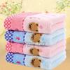Absorbent Soft Cartoon Bear Microfiber Bath Towel 25x50cm Baby Towel Cotton Feel Family Towels for Kids Adults