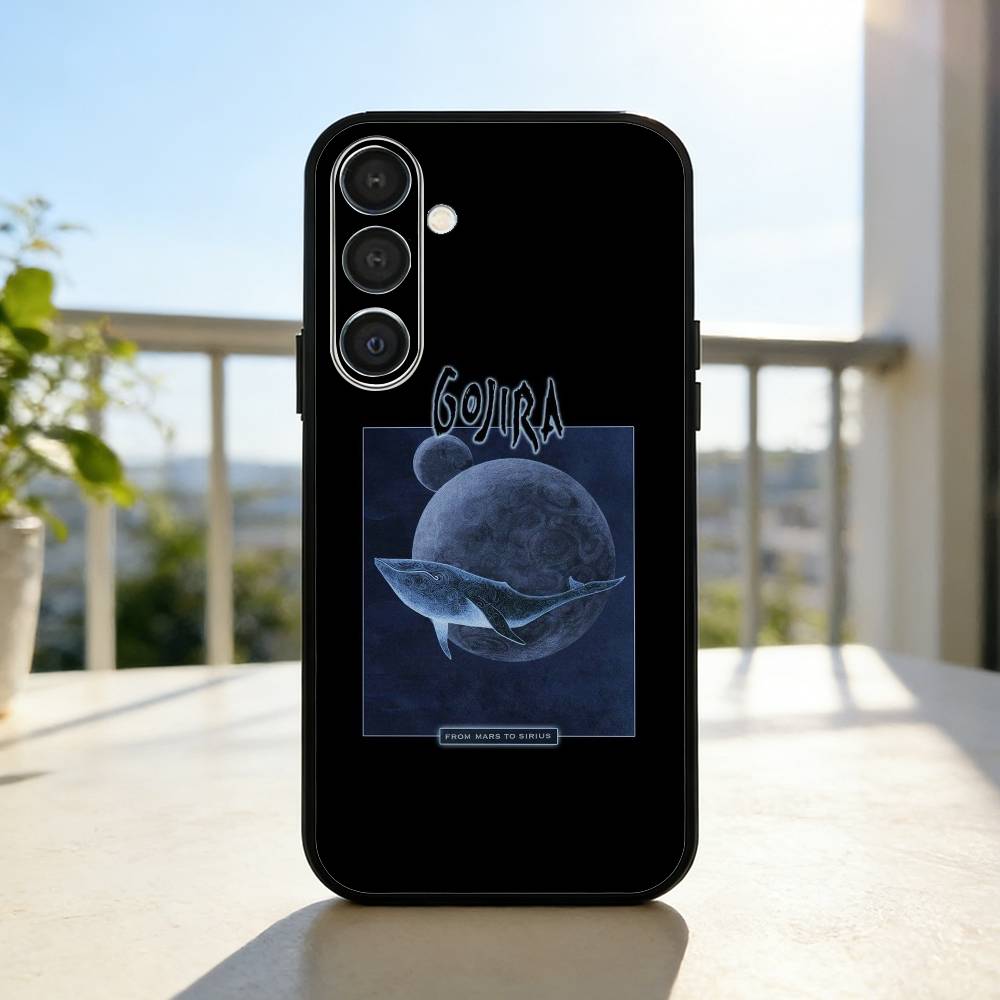 Band G-GojiraS Fortitude Phone Case For Samsung A73,72,71,A52,51,40,41,A22,A32,31,A13, Soft Black Shell