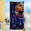 Mbappe Customize Your Name Beach Towel Quick-Dry Soft Microfiber Suitable for Sports Travel Swimming Yoga Bathroom Beach And Pool