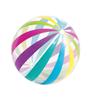 Transparent Stripe Inflatable Beach Balls Outdoor Beach Inflatable Toys PVC Pool Toy  Summer Decor