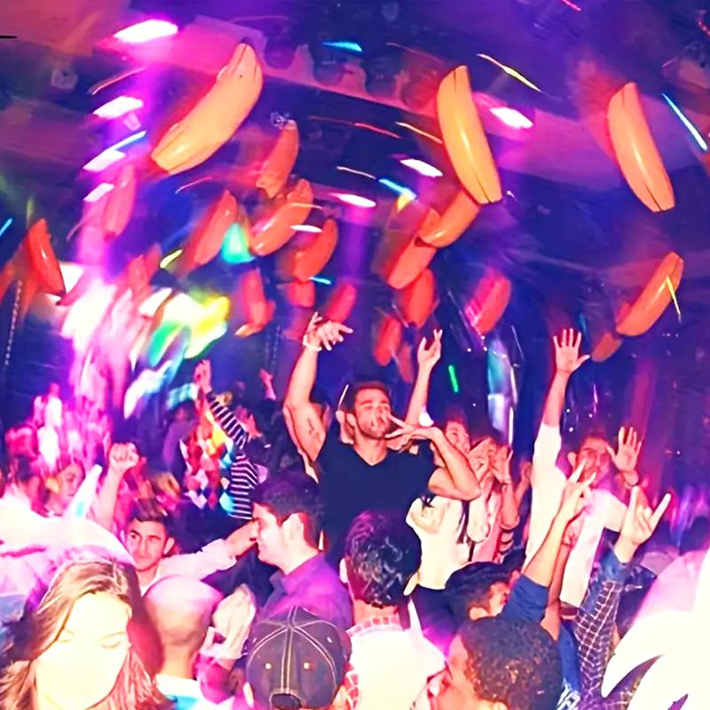 8 шт. DIY надувная модель мультяшная игрушка для пляжа фото реквизит забавная игрушка-поплавок желтый банан реквизит праздничный декор для вечеринки 60x16 см