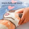 VIKAMA Cartoon Panda Bathroom Door Carpet Absorbent Non-Slip Mat Bedroom Imitation Cashmere Carpet Home Decoration