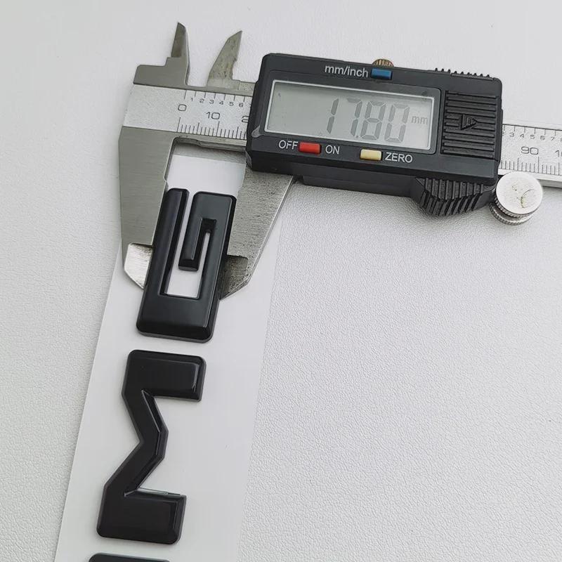 3D ABS Am/g Logo Emblem Letters Car Trunk Badge Sticker Accessories