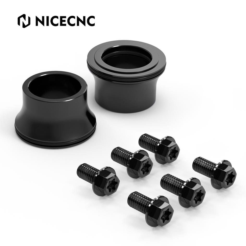 NICECNC Для Surron light bee X S L1E Винты для тормозных дисков переднего колеса M5*10 и проставки для переднего колеса, втулки для Segway X160 X260